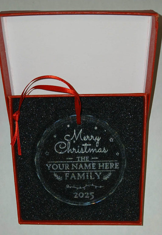 New 2025 Holiday Ornament