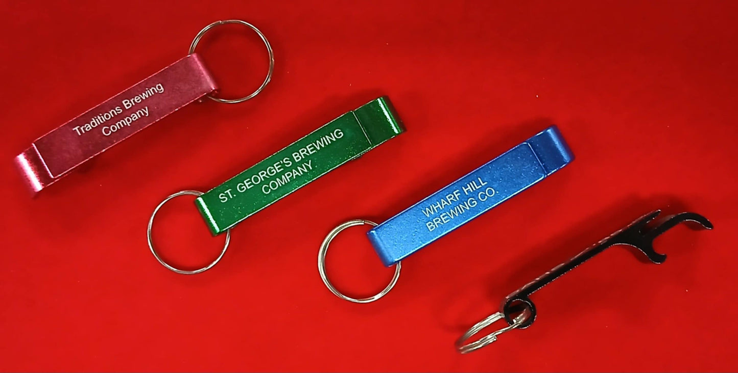Aluminum Bottle Opener Keychain